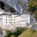 Castle built into a cliff face, Predjama