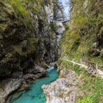 View of the Tolmin Gorge