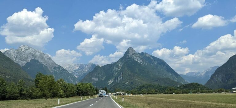 Road to Bovec Slovenia